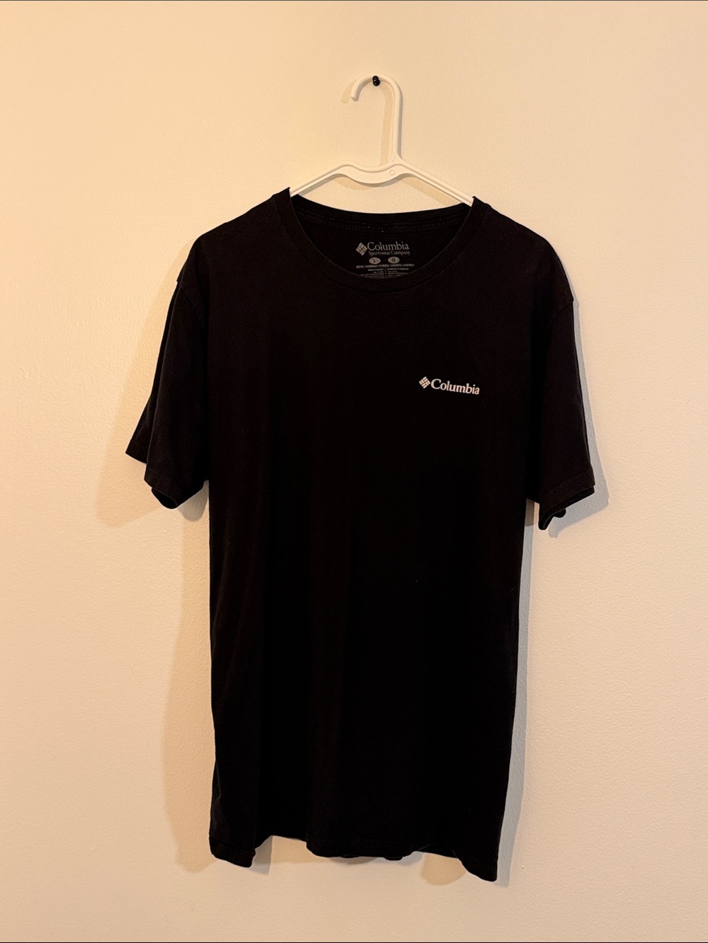 Columbia Black Short Sleeve Logo Tee